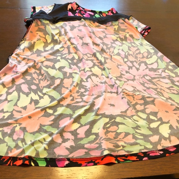 Lovely Nina Leonard Colourful Dress Size Large. - Picture 10 of 13